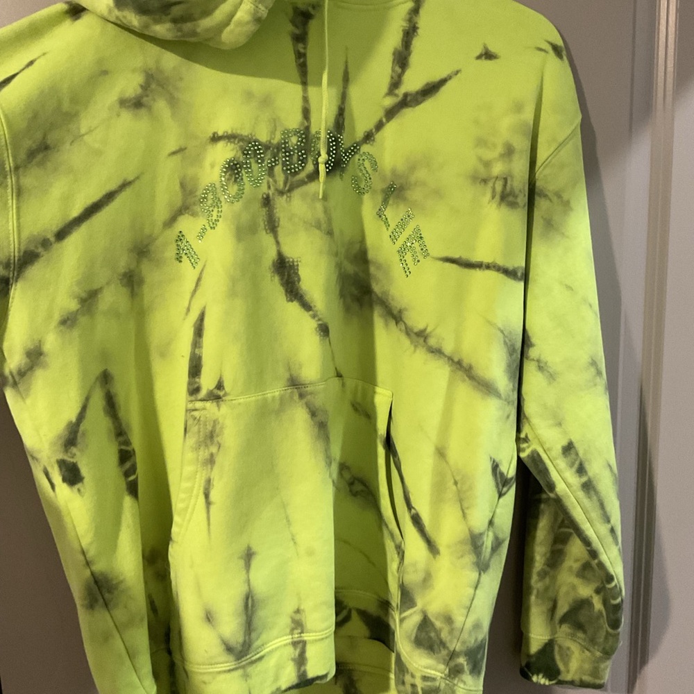 Boys Lie Neon Yellow Tie-Dye Hoodie